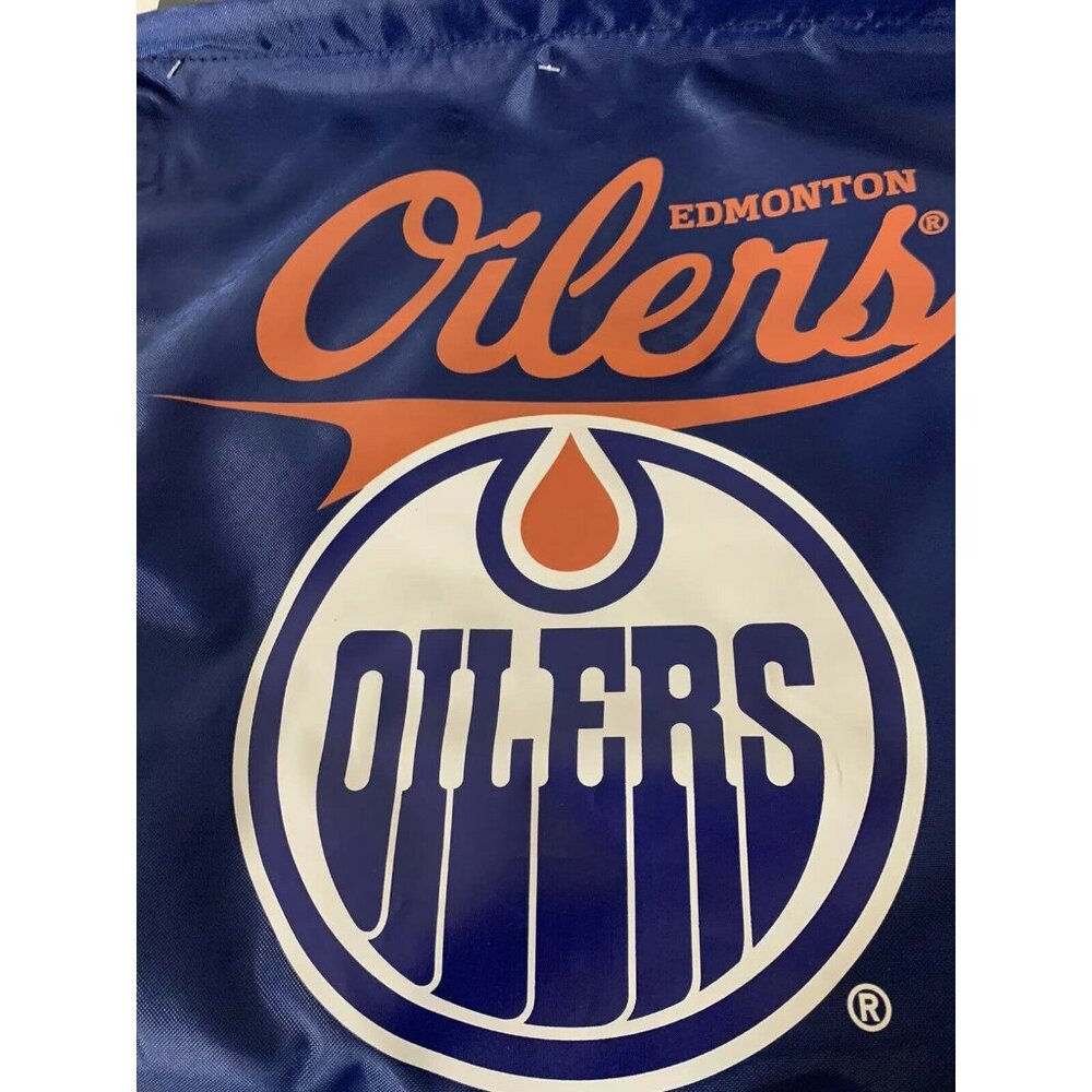 New Edmonton Oilers Officially Licensed NHL TEAM Back Sack Tote -‎ Northwest NWT